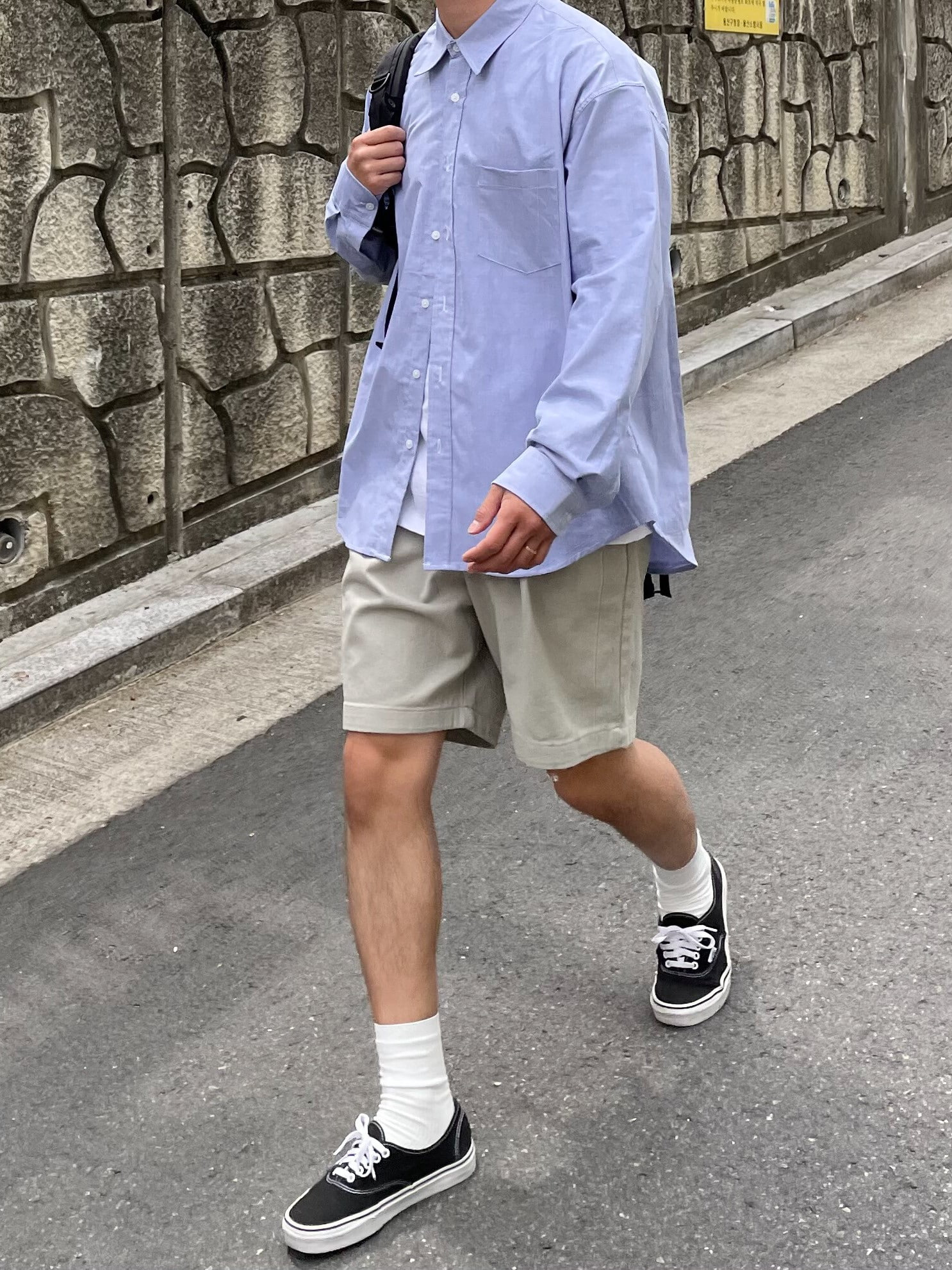 over-fit oxford shirt (3color)