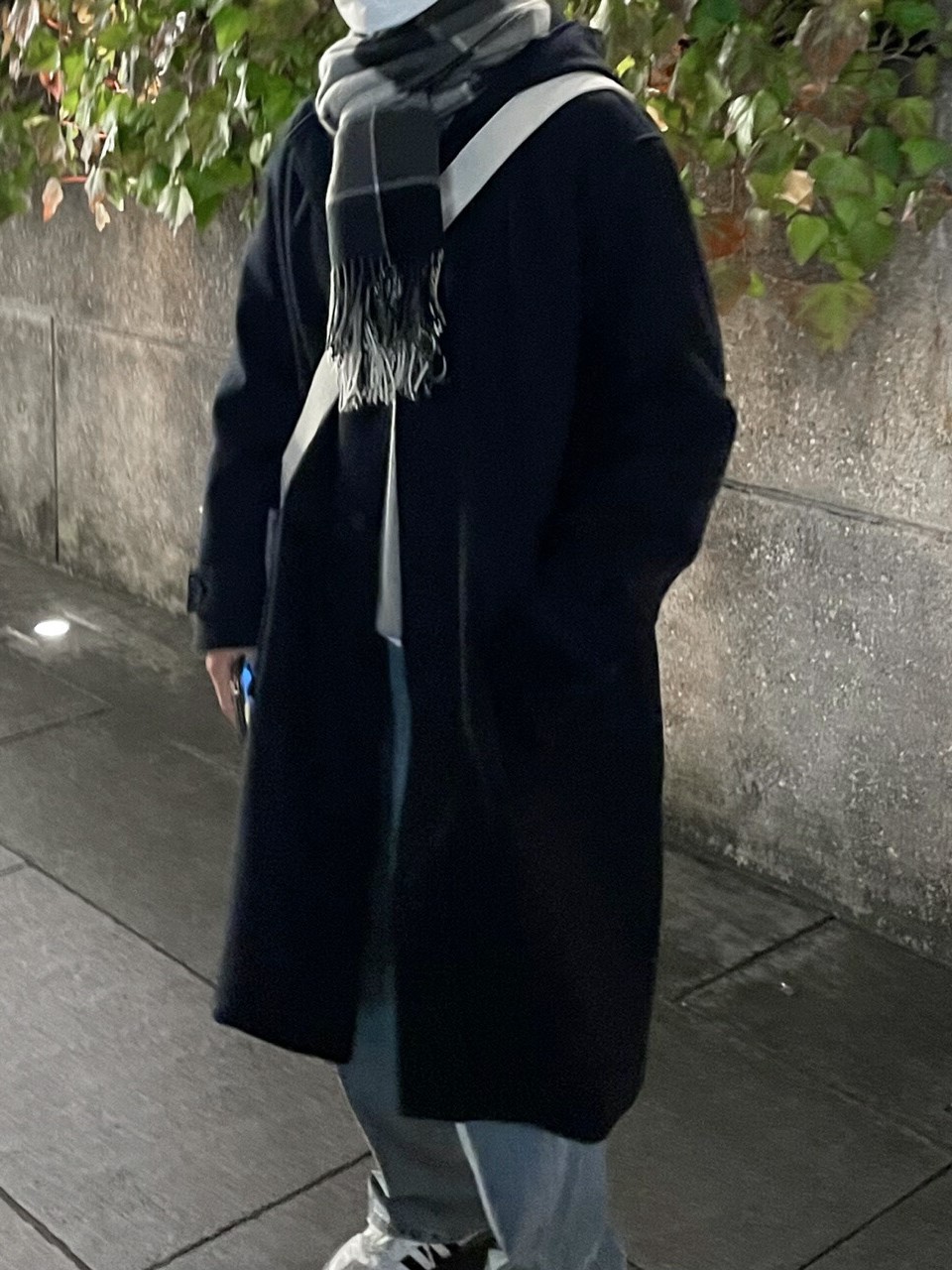 edi hoodie long coat (2color)