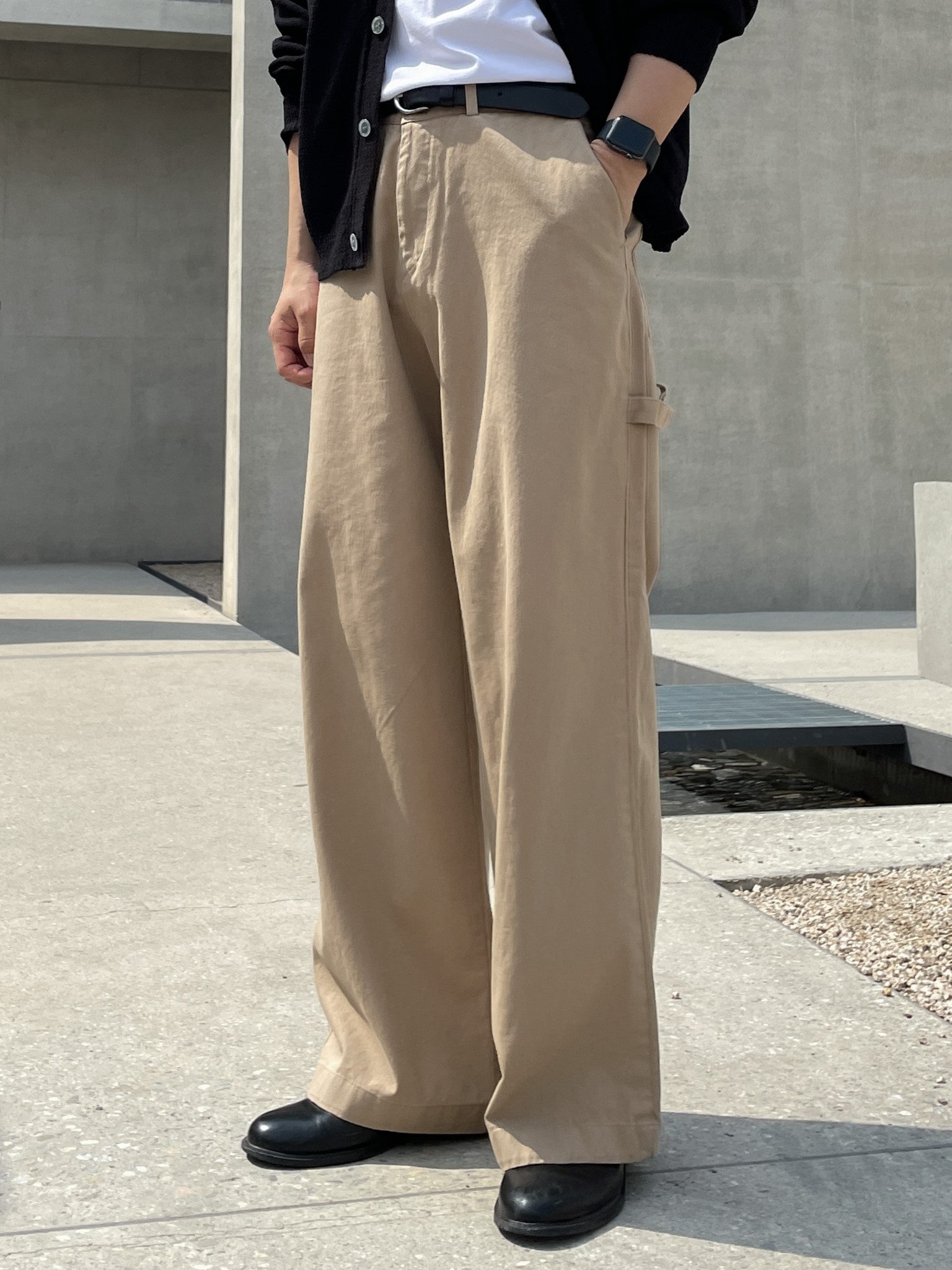 nillet twill cotton work pants (5color)